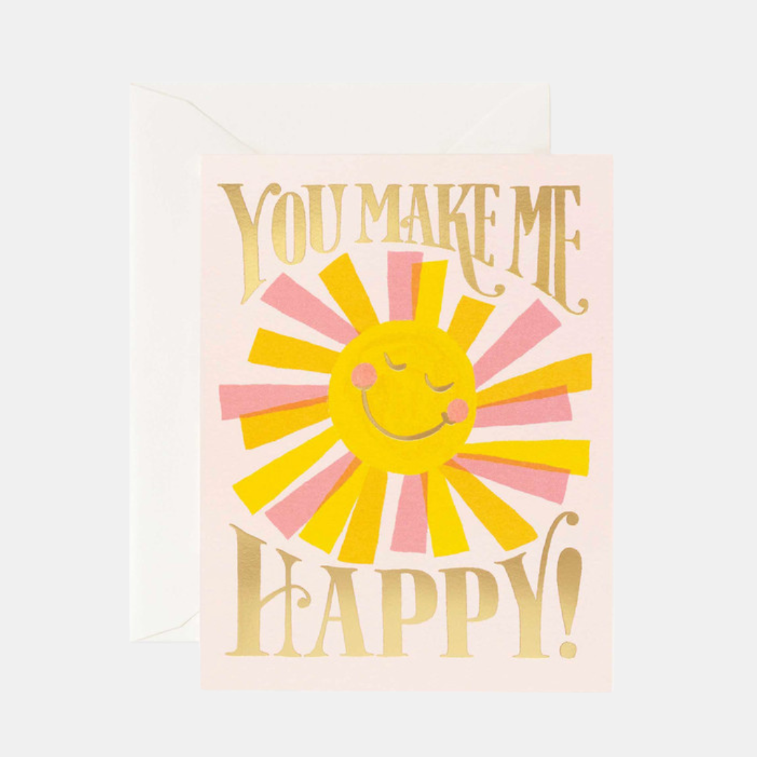 Rifle Paper Co | Card You Make Me Happy | Shut the Front Door
