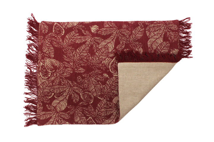 Raine & Humble | Fig Tree Placemat S/4 - Ruby | Shut the Front Door