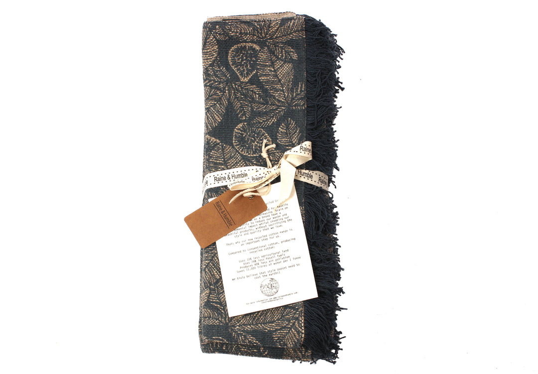 Raine & Humble | Fig Tree Placemat S/4 - Dark Slate | Shut the Front Door