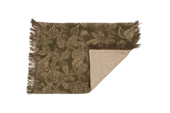 Raine & Humble | Fig Tree Placemat S/4 - Burnt Olive | Shut the Front Door