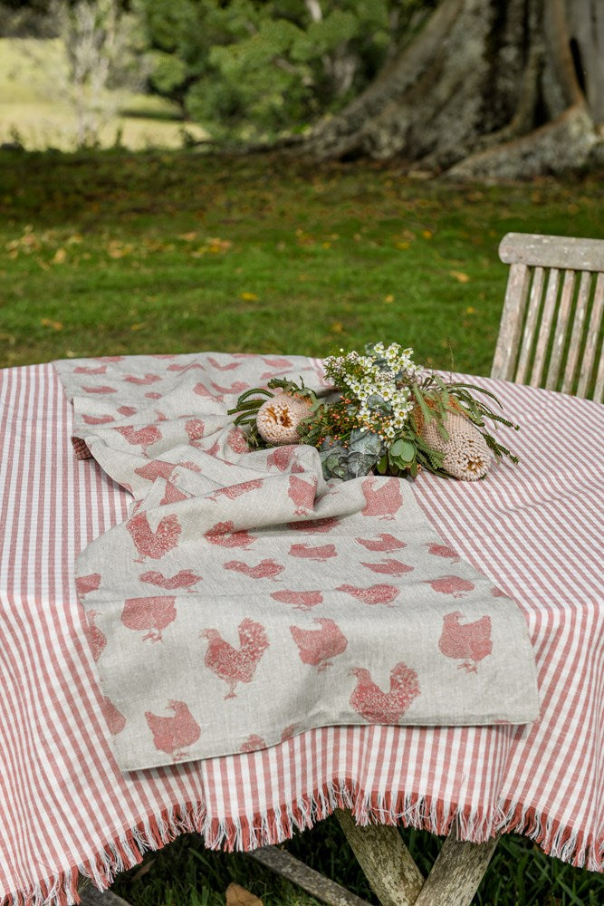 Raine & Humble | Henrietta Table Runner - Fig | Shut the Front Door