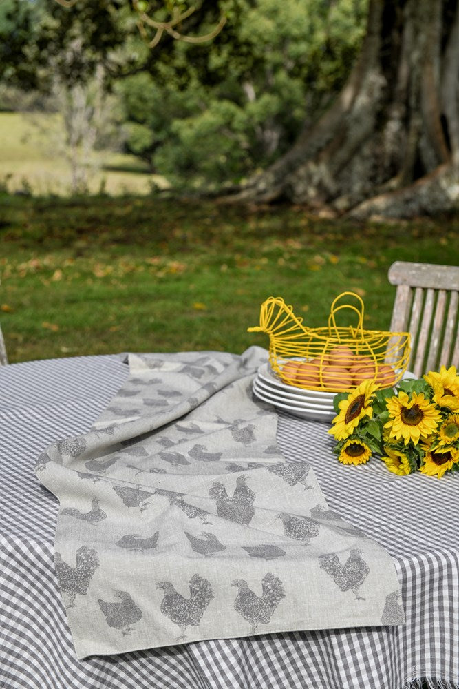 Raine & Humble | Henrietta Table Runner - Ash | Shut the Front Door