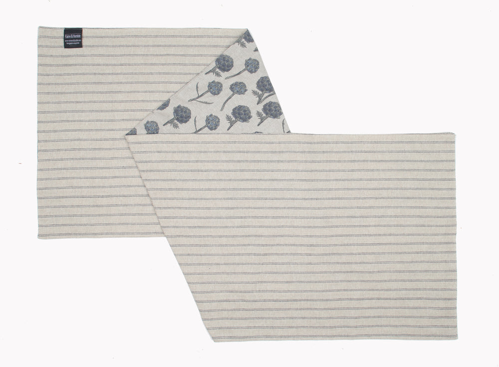 Raine & Humble | Artichoke Table Runner - Dark Slate | Shut the Front Door