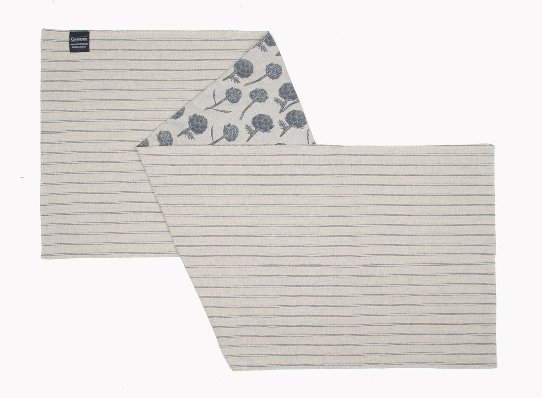 Raine & Humble | Artichoke Table Runner - Dark Slate | Shut the Front Door