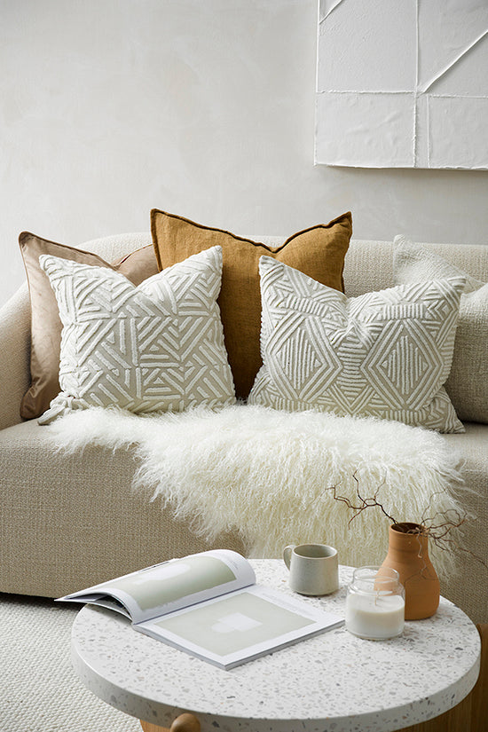 Mulberi | Remus Cushion 50x50cm - Natural | Shut the Front Door