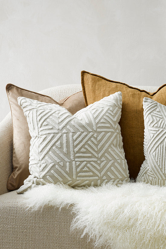 Mulberi | Remus Cushion 50x50cm - Natural | Shut the Front Door