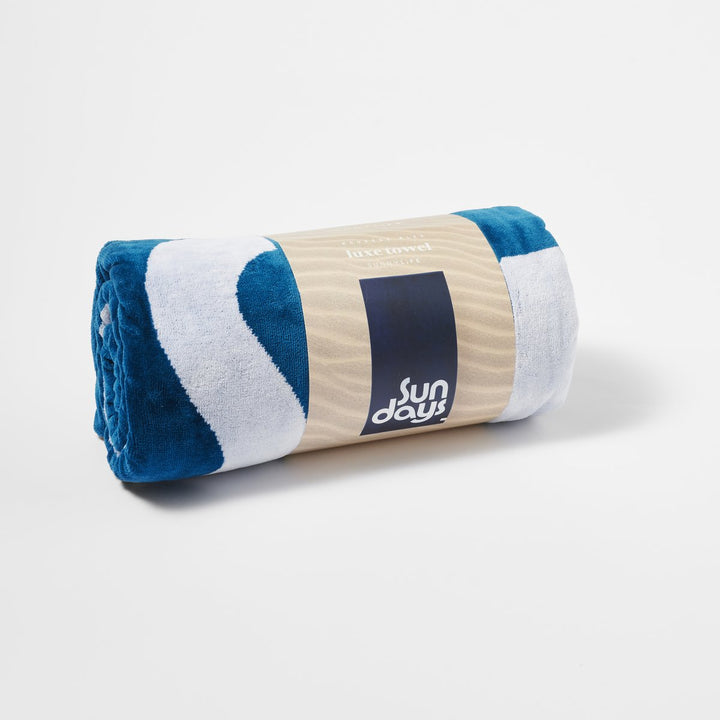 Sunnylife | Luxe Towel - NB Indigo | Shut the Front Door