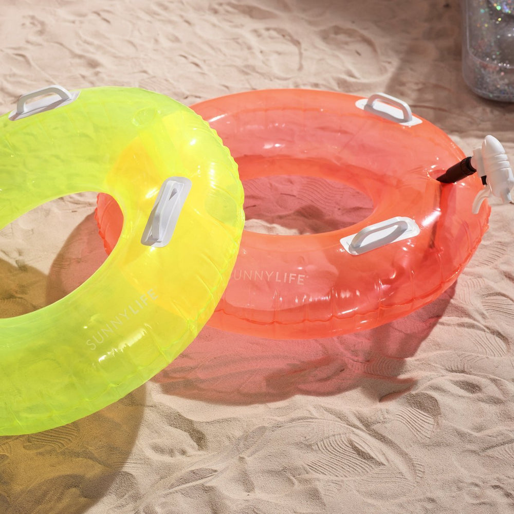Sunnylife | Pool Ring Soakers Citrus Neon  Coral - Set of 2 | Shut the Front Door