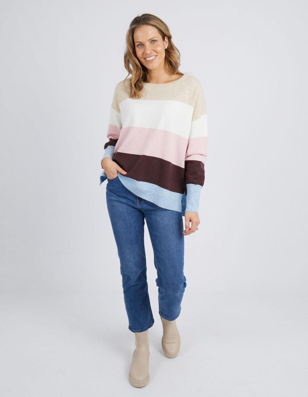 Elm Knitwear | Nellie Stripe Knit | Shut the Front Door