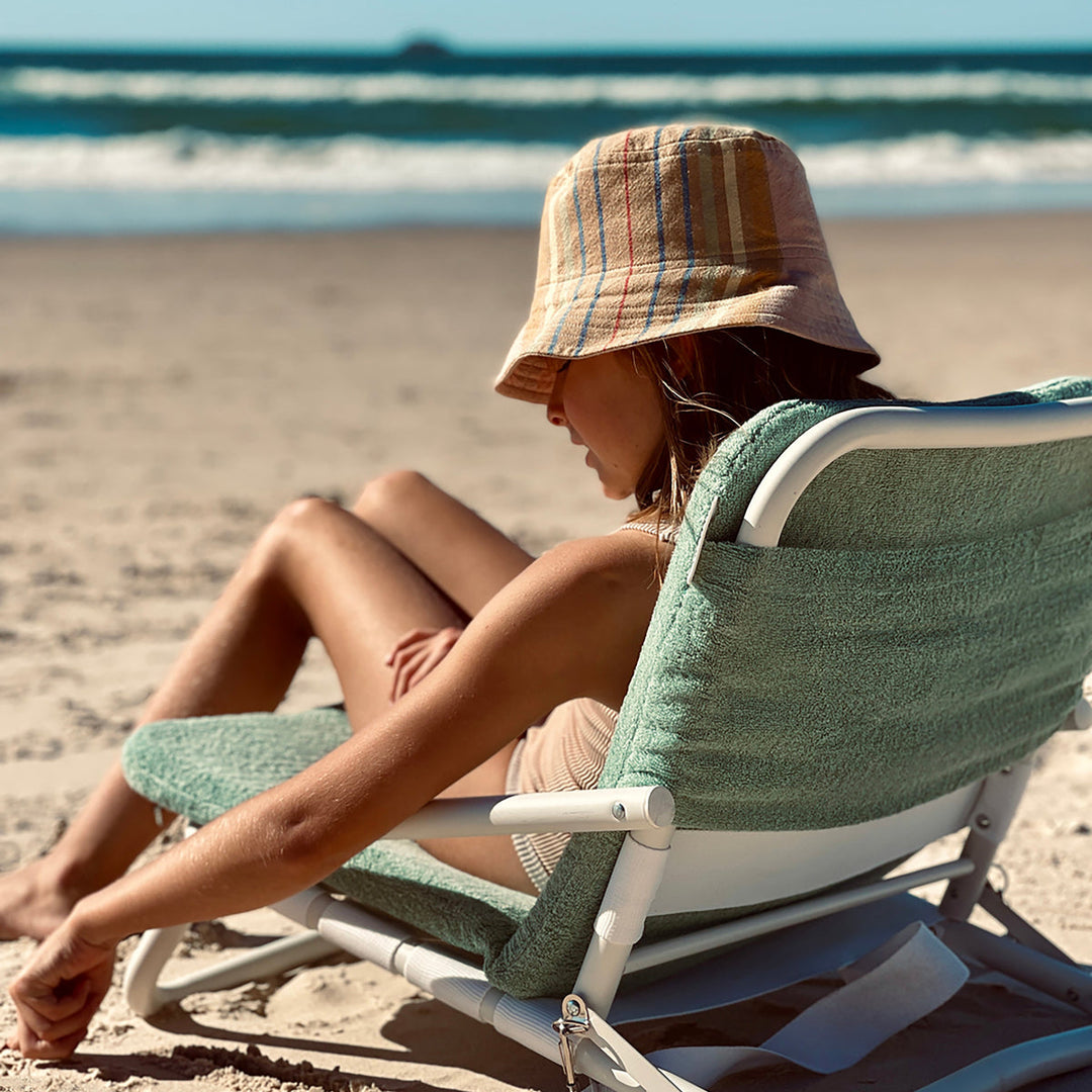 Sunnylife | Cushioned Beach Chair - Sage | Shut the Front Door