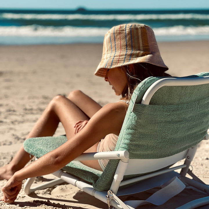 Sunnylife | Cushioned Beach Chair - Sage | Shut the Front Door