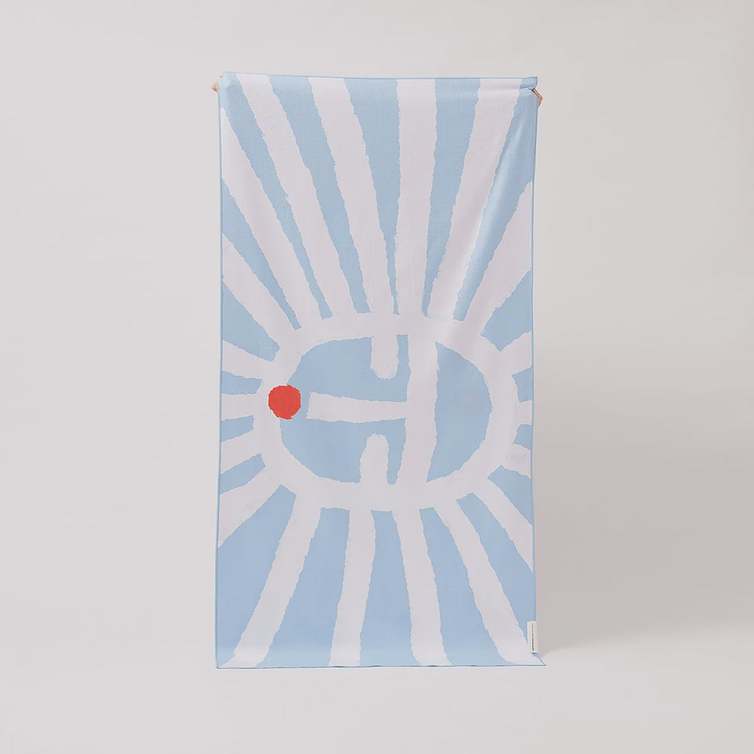 Sunnylife | Microfibre Towel - Sun Face | Shut the Front Door