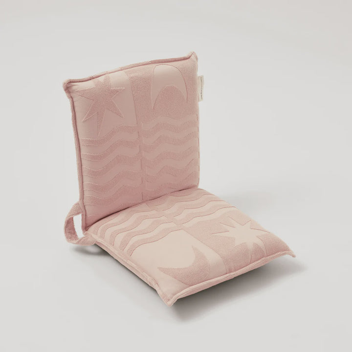 Sunnylife | Terry Travel Lounger - Salmon | Shut the Front Door