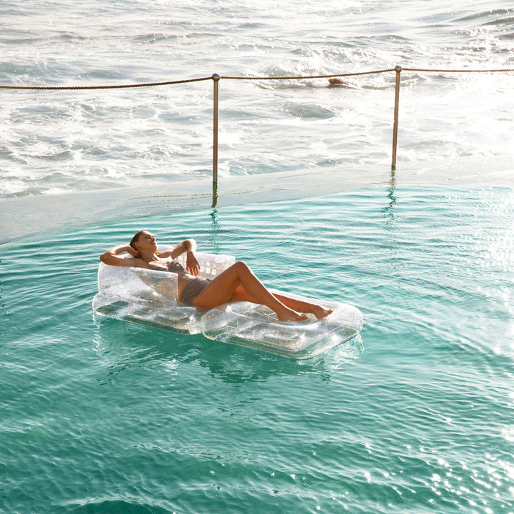 Sunnylife | Inflatable Lilo Chair - Glitter | Shut the Front Door