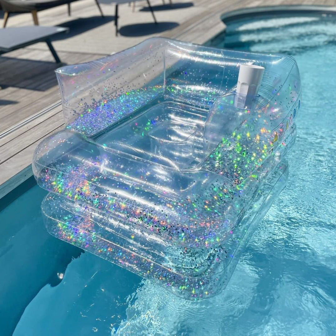 Sunnylife | Inflatable Lilo Chair - Glitter | Shut the Front Door