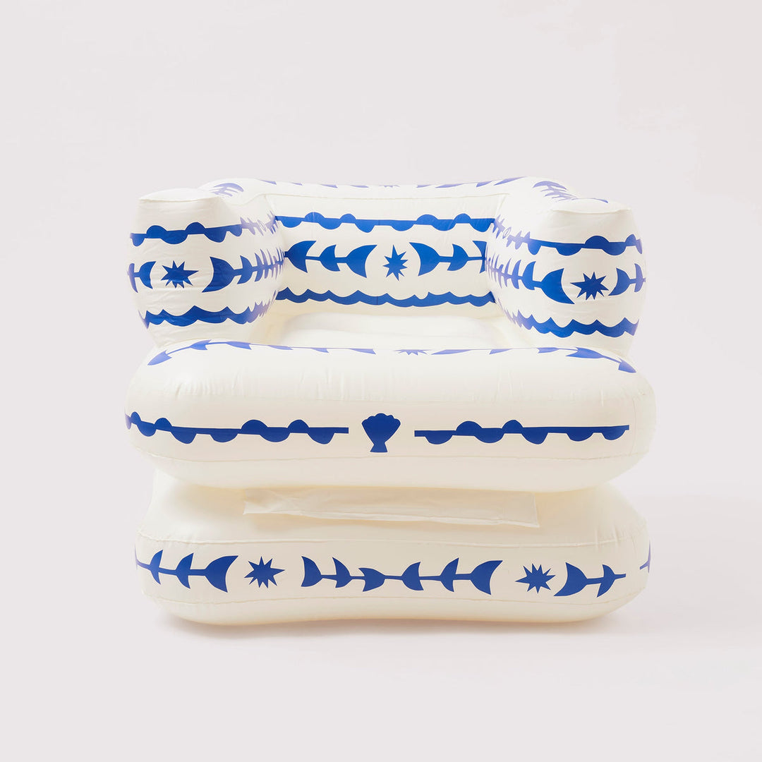 Sunnylife | Inflatable Lilo Chair - My Med | Shut the Front Door