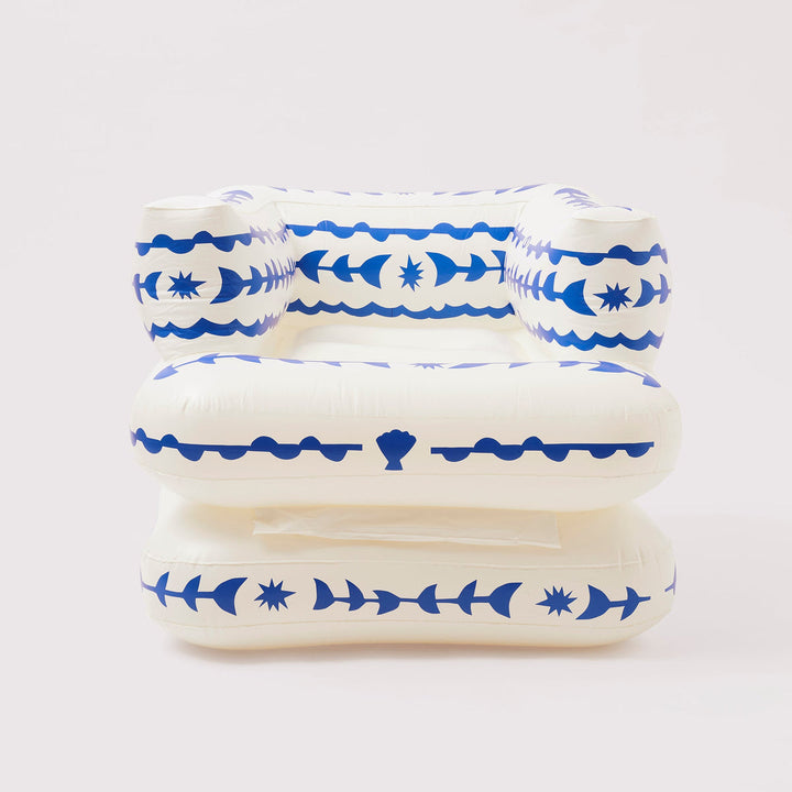 Sunnylife | Inflatable Lilo Chair - My Med | Shut the Front Door