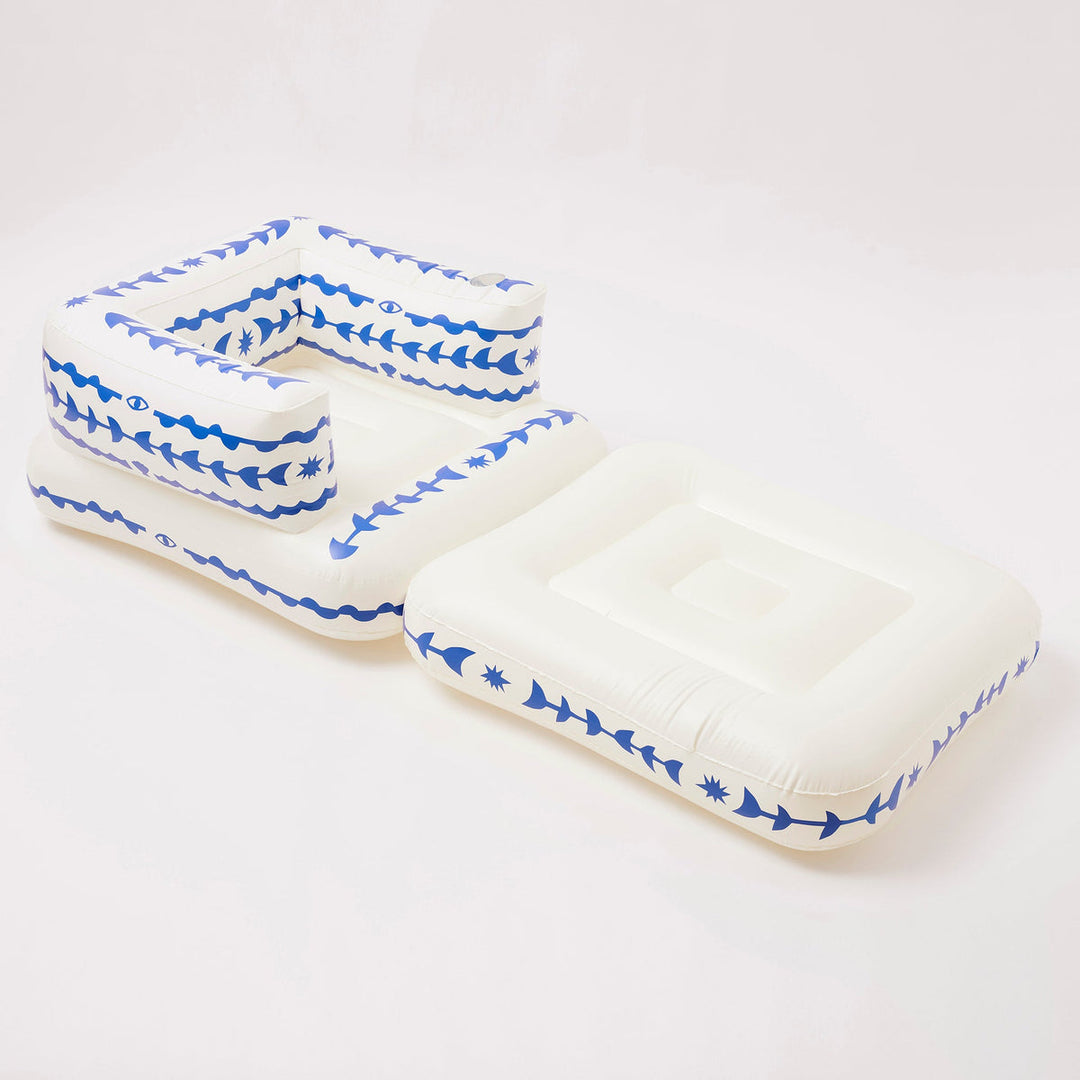 Sunnylife | Inflatable Lilo Chair - My Med | Shut the Front Door