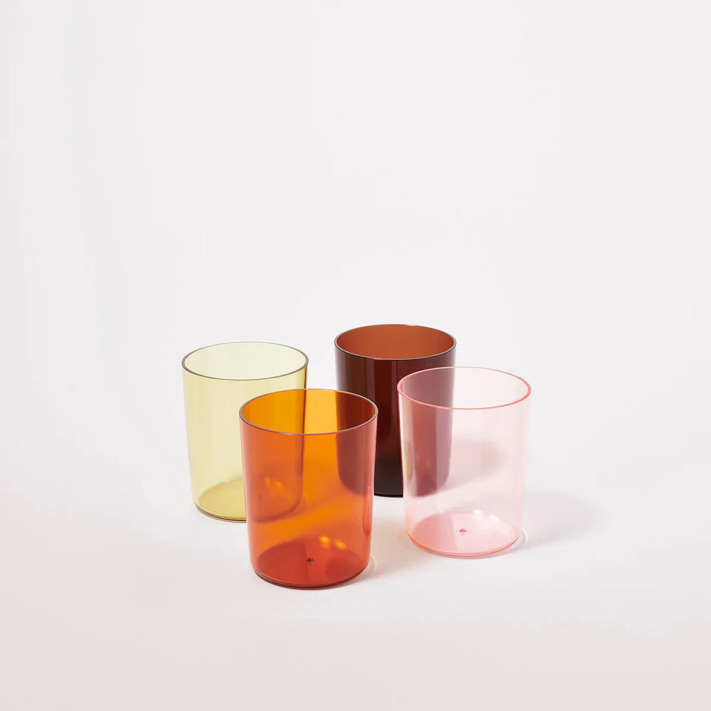 Sunnylife | Poolside Highball Tumblers - Multi  - Set 4 | Shut the Front Door