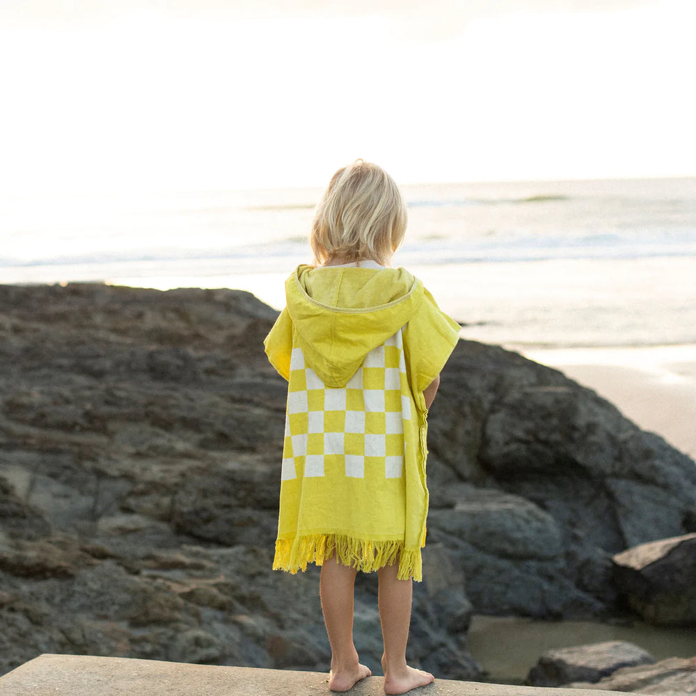 Sunnylife | Beach Games Hooded Towel - Checkerboard | Shut the Front Door