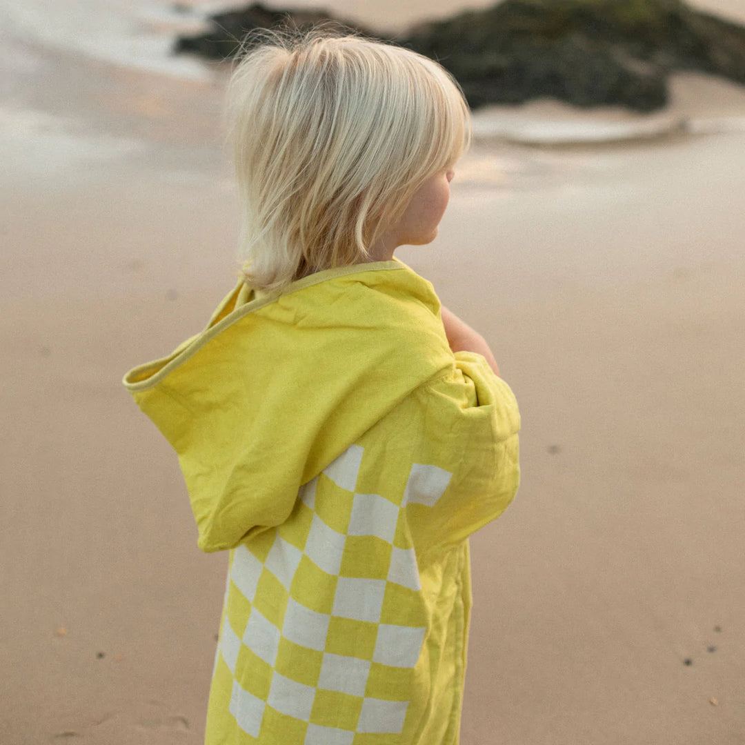 Sunnylife | Beach Games Hooded Towel - Checkerboard | Shut the Front Door
