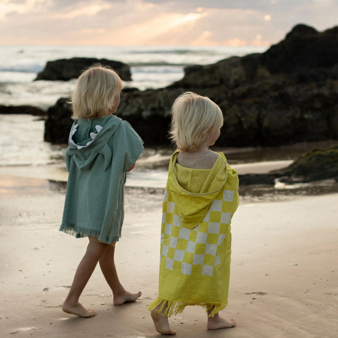 Sunnylife | Beach Games Hooded Towel - Checkerboard | Shut the Front Door