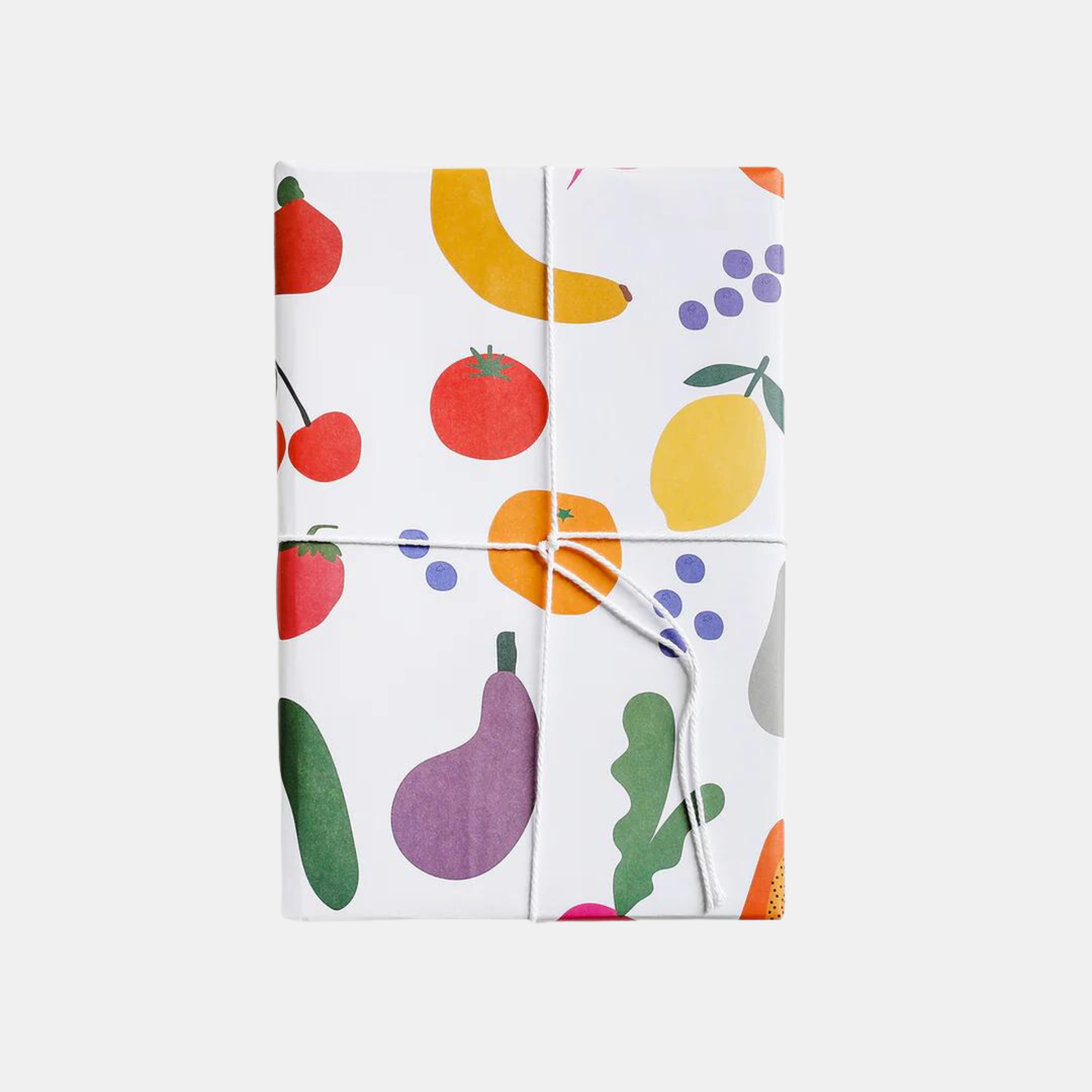 Father Rabbit | Wrapping Paper - Colourful Fruit | Shut the Front Door