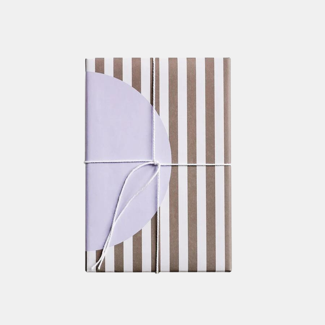 Lettuce | Wrapping Paper - Stripes with Circles | Shut the Front Door