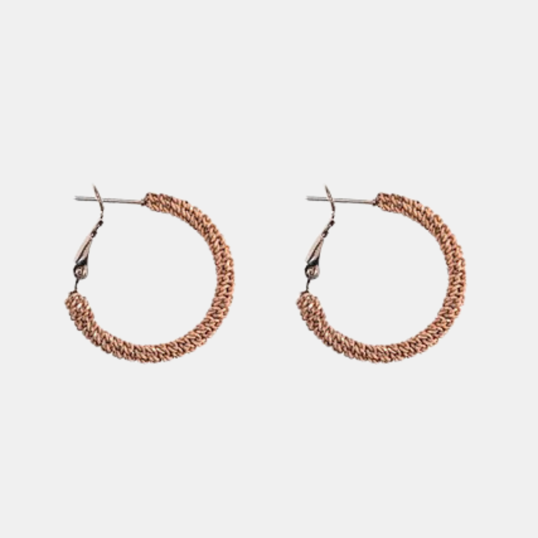 Antler NZ | Gwin Hoop Earring - Dusty Rose | Shut the Front Door