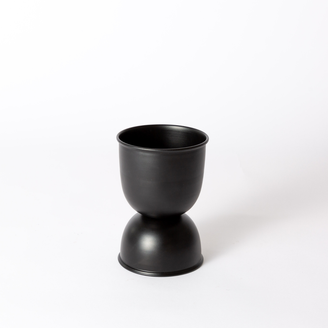 Garcia | Domes Metal Planter Small - Black | Shut the Front Door