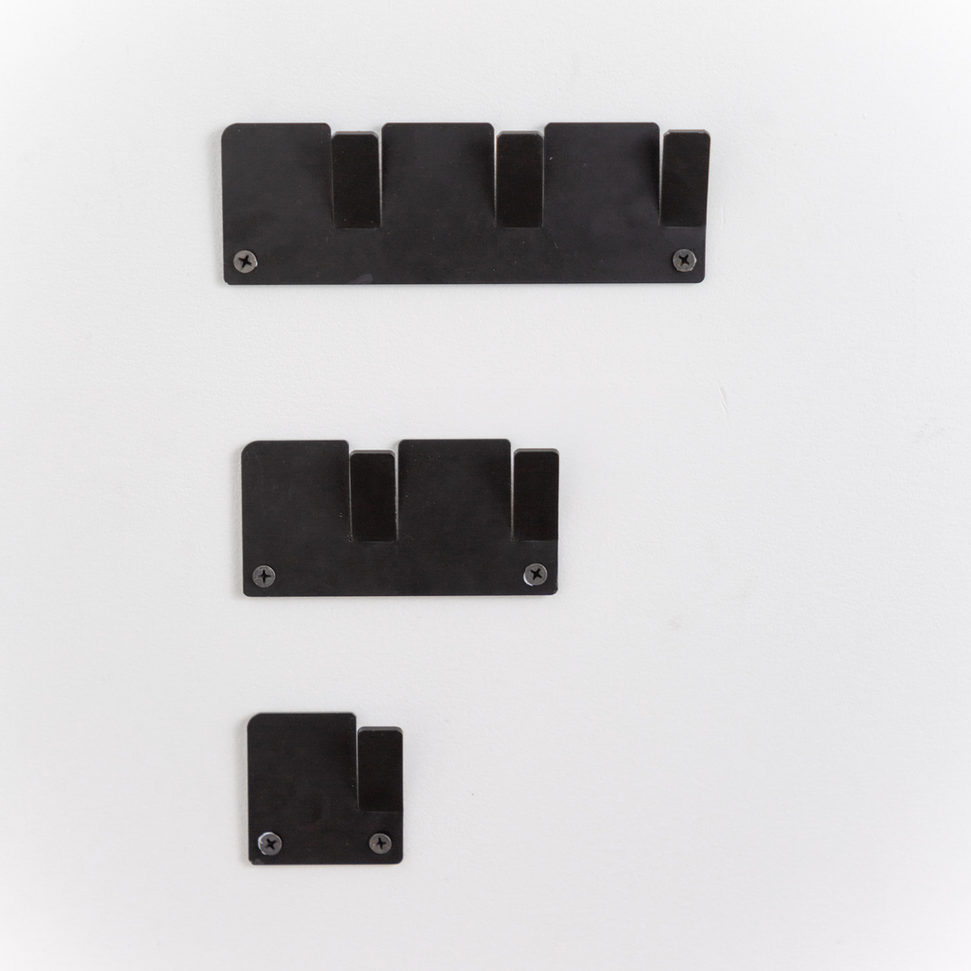 Garcia | Alfa Wall Hooks Set 3 - Black | Shut the Front Door