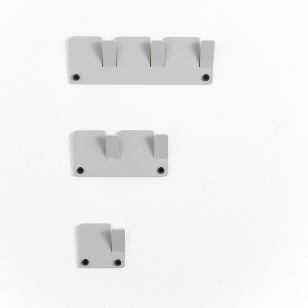 Garcia | Alfa Wall Hooks Set 3 - Warm Grey | Shut the Front Door