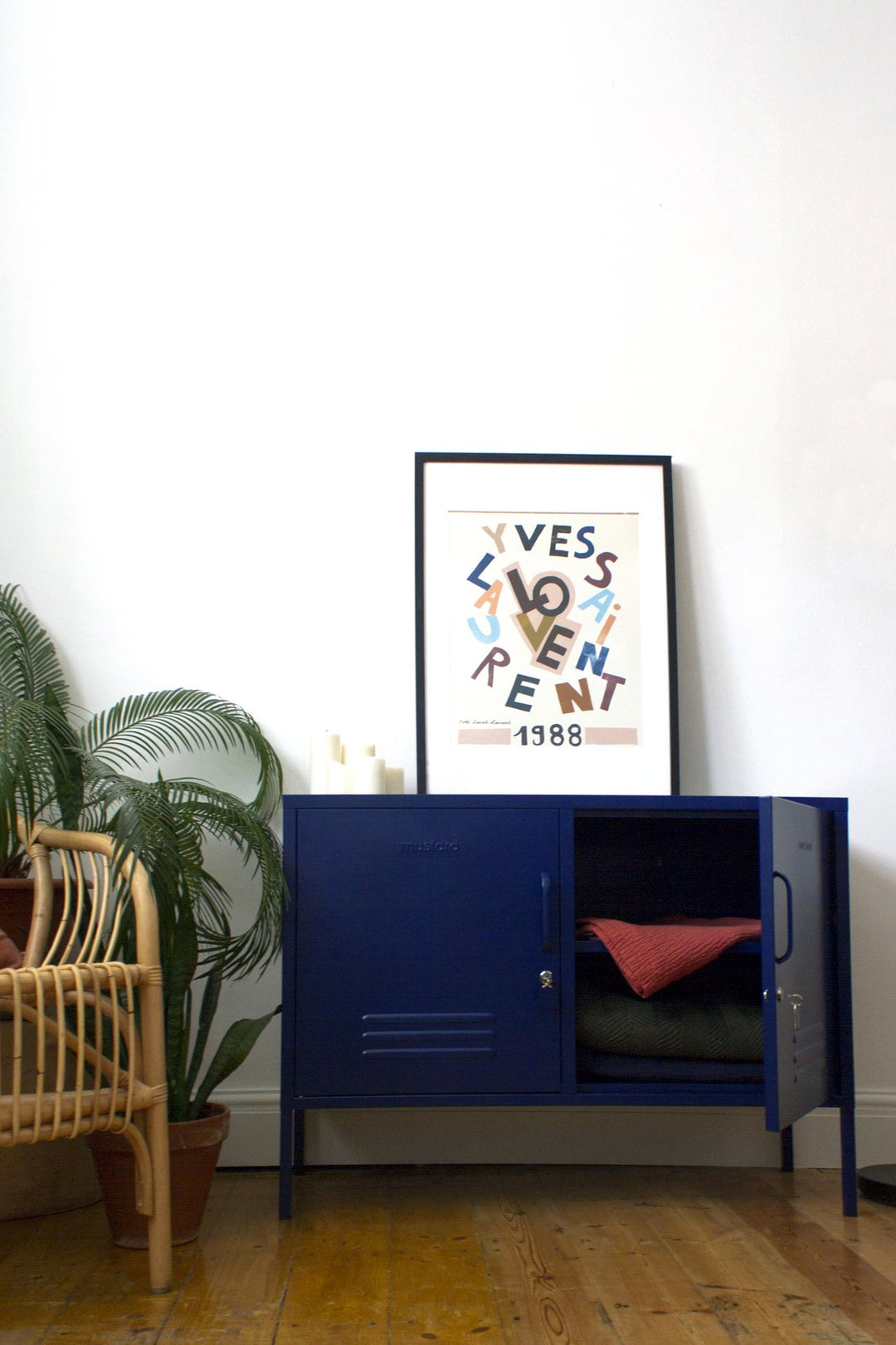 Mustard | Lowdown Locker - Navy | Shut the Front Door