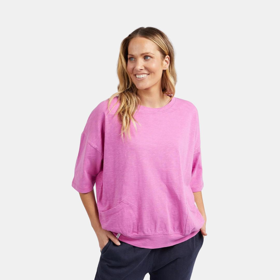 Elm Knitwear | Mazie Sweat - Super Pink | Shut the Front Door