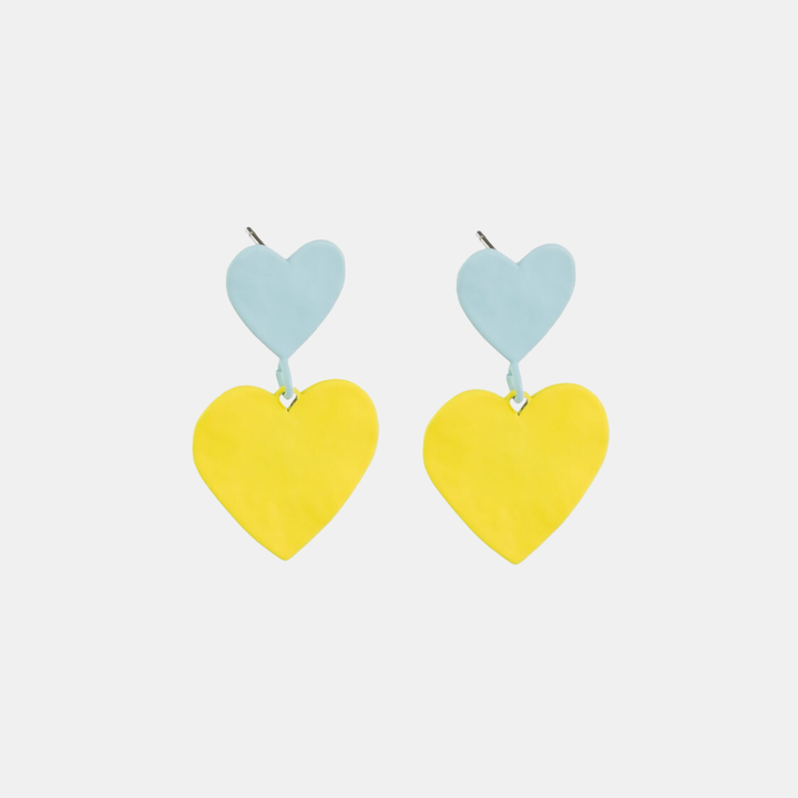 Tiger Tree | Earring Heart to Heart - Blue Lemon | Shut the Front Door