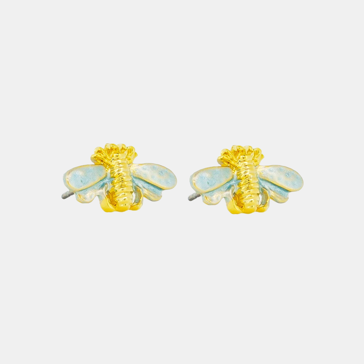 Tiger Tree | Bella Bee Studs - Aqua | Shut the Front Door