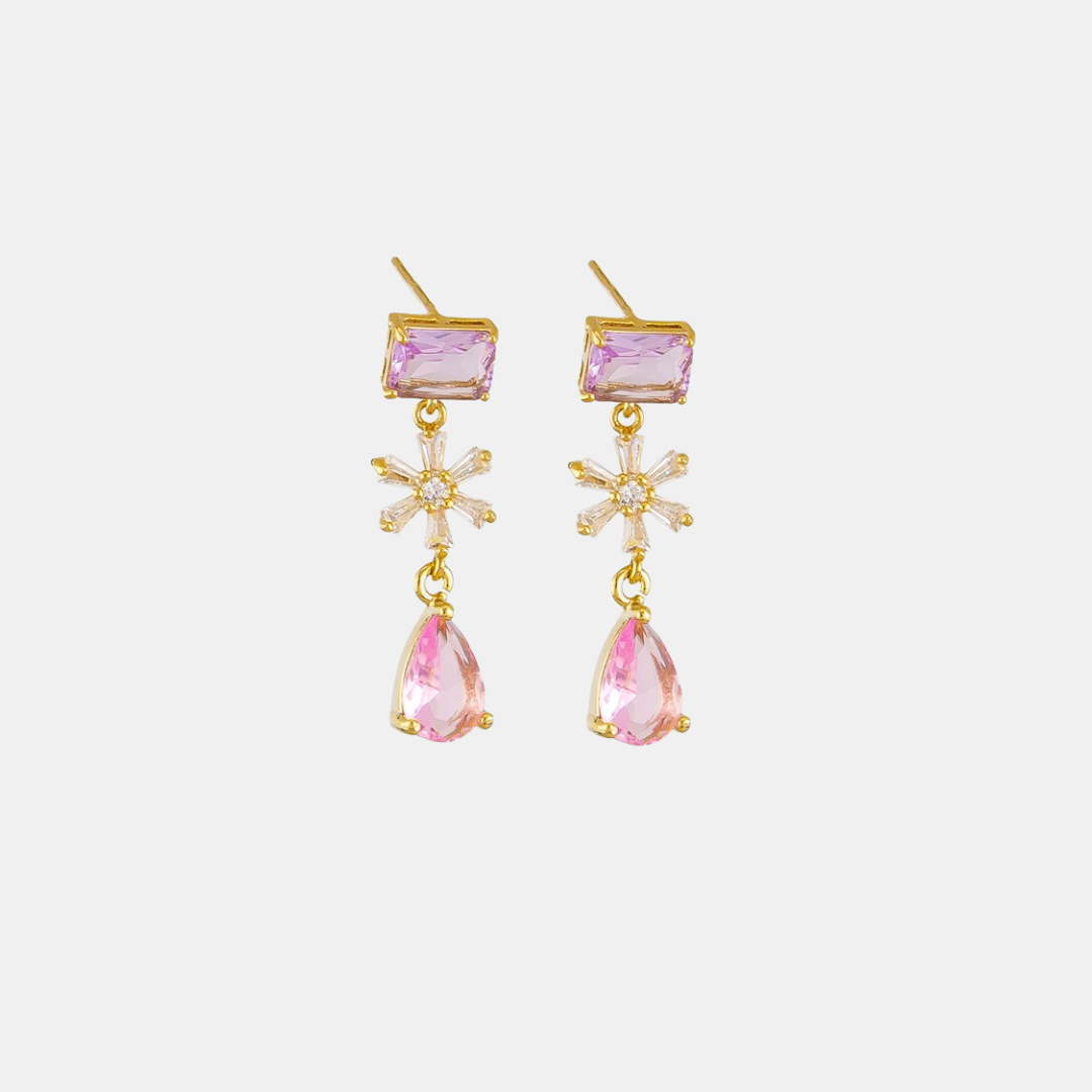 Tiger Tree | Earring Pink Juliana Crystal | Shut the Front Door