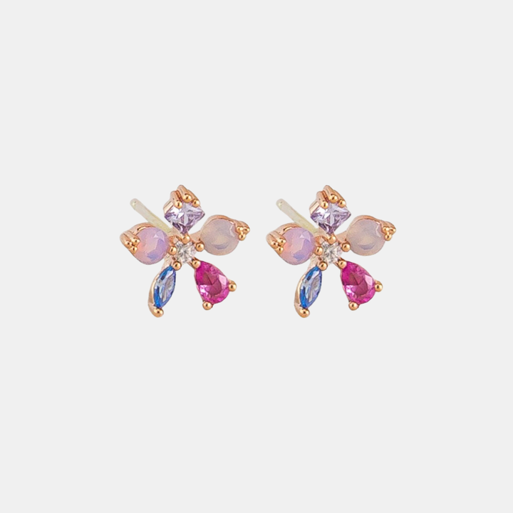 Tiger Tree | Earring Crystal Mini Flower - Brights | Shut the Front Door