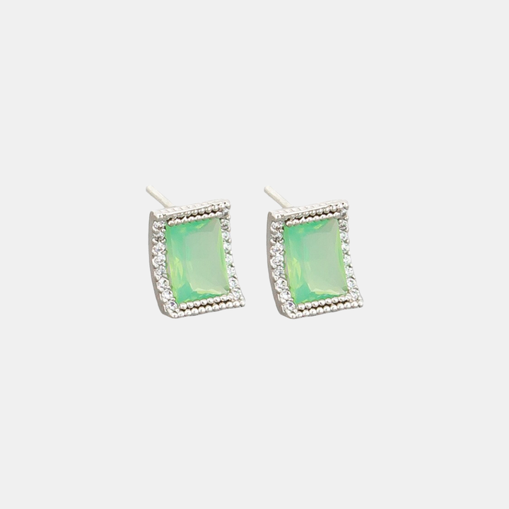 Tiger Tree | Pacific Opal Marianna Studs - Silver | Shut the Front Door