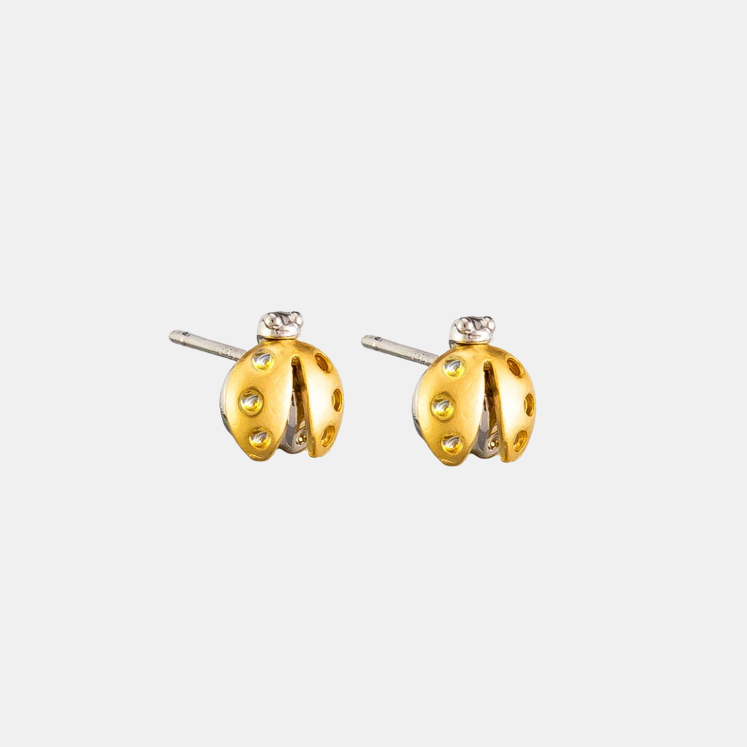Tiger Tree | Gold Lady Bug Studs | Shut the Front Door