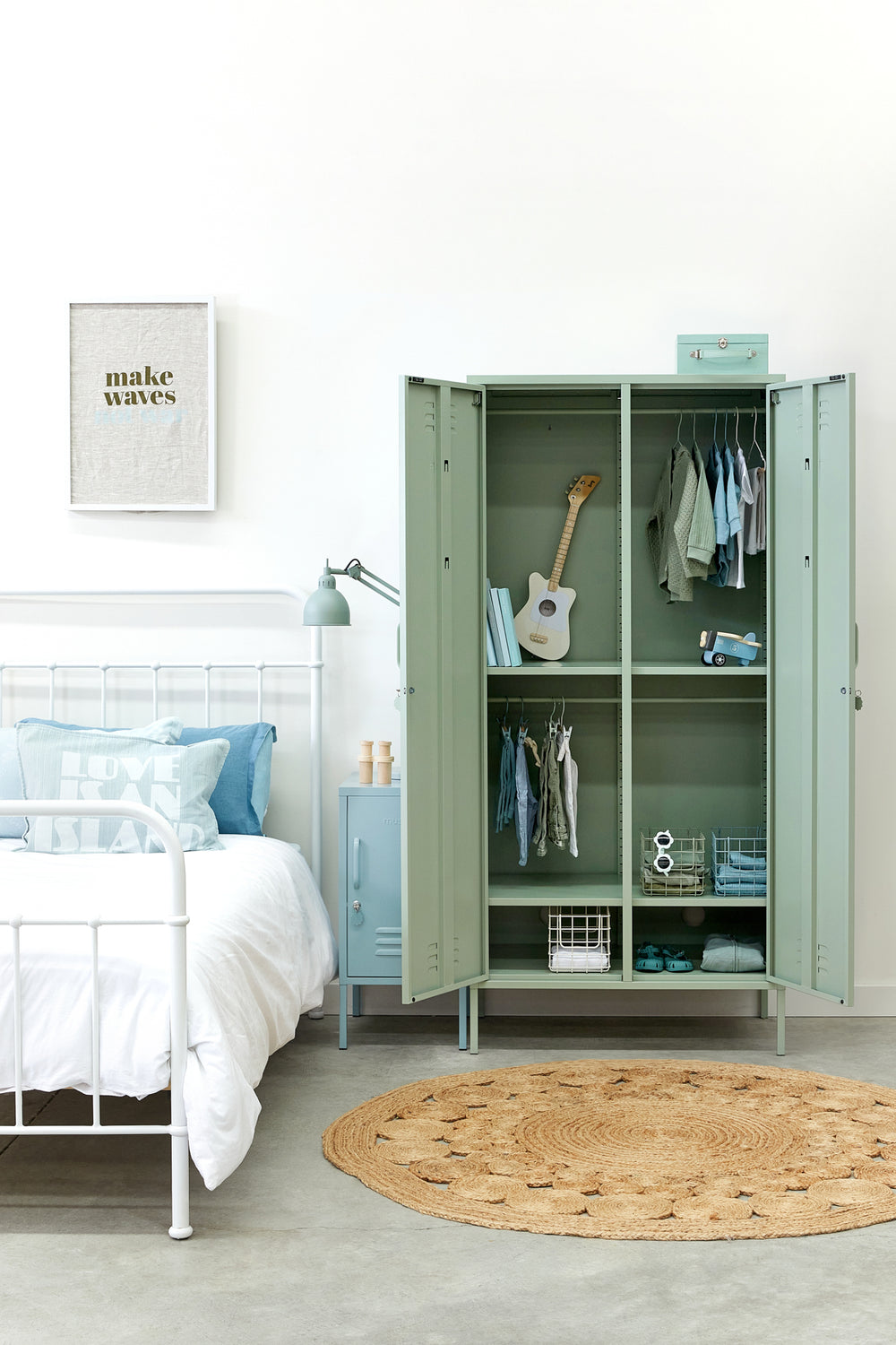 Mustard | Twinny Locker - Sage | Shut the Front Door