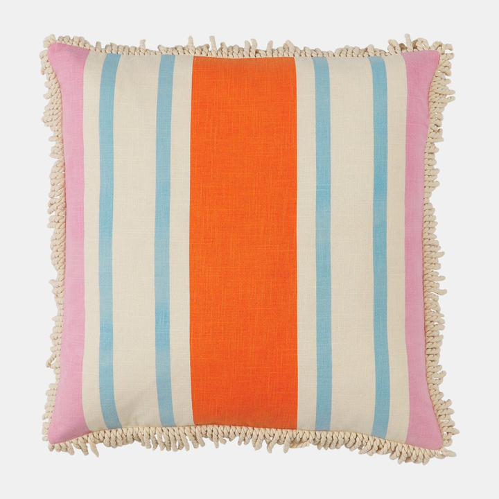 SAGE & CLARE | Tishy Fringe Cushion Dahlia | Shut the Front Door