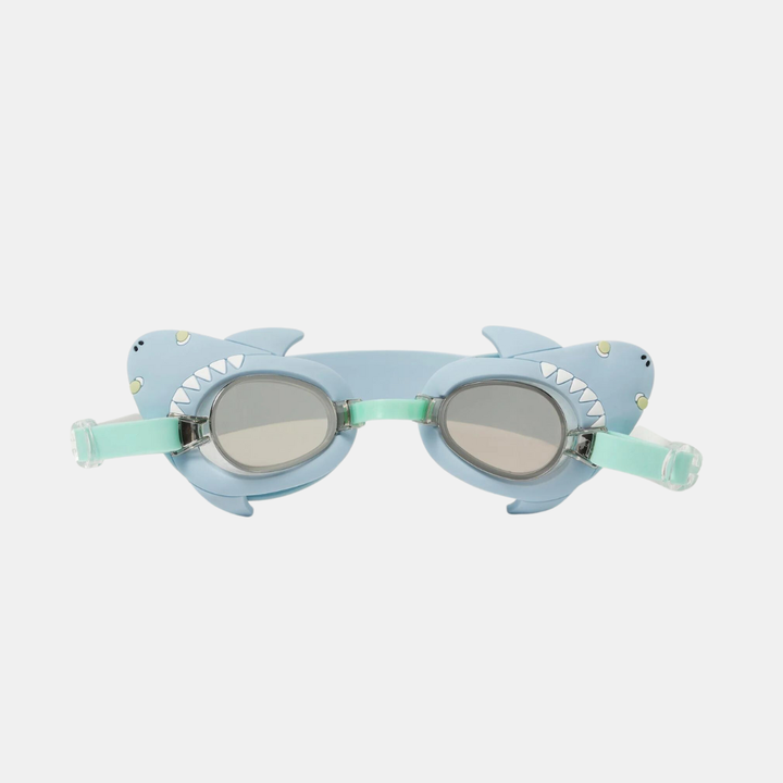 Sunnylife | Salty the Shark Mini Swim Goggles - Aqua | Shut the Front Door