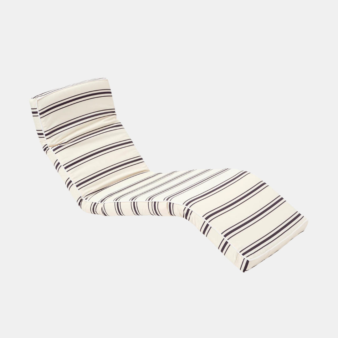 Sunnylife | The Lounger Chair - Charcoal Stripe | Shut the Front Door