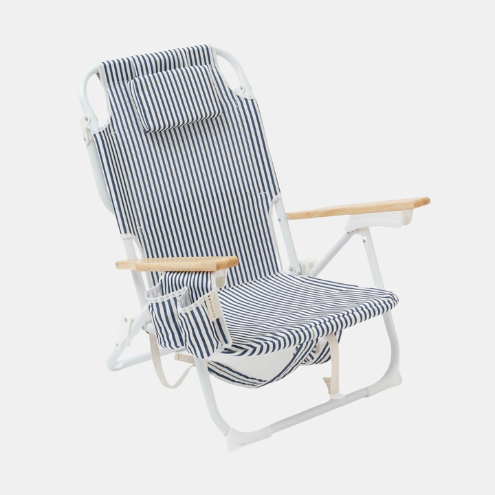 Sunnylife | The Resort Luxe Beach Chair - Coastal Blue | Shut the Front Door