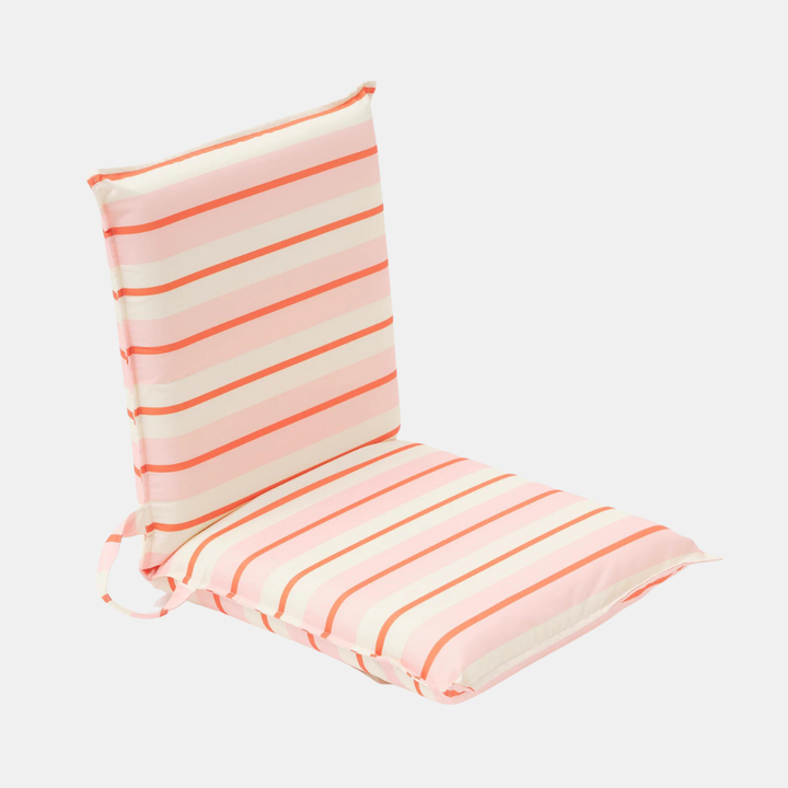 Sunnylife | Folding Seat Summer Stripe Strawberry Sorbet | Shut the Front Door