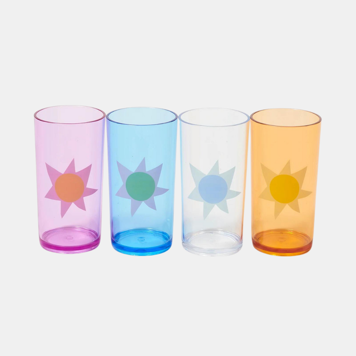 Sunnylife | Poolside Tall Tumbler - Utopia Multi (S4) | Shut the Front Door