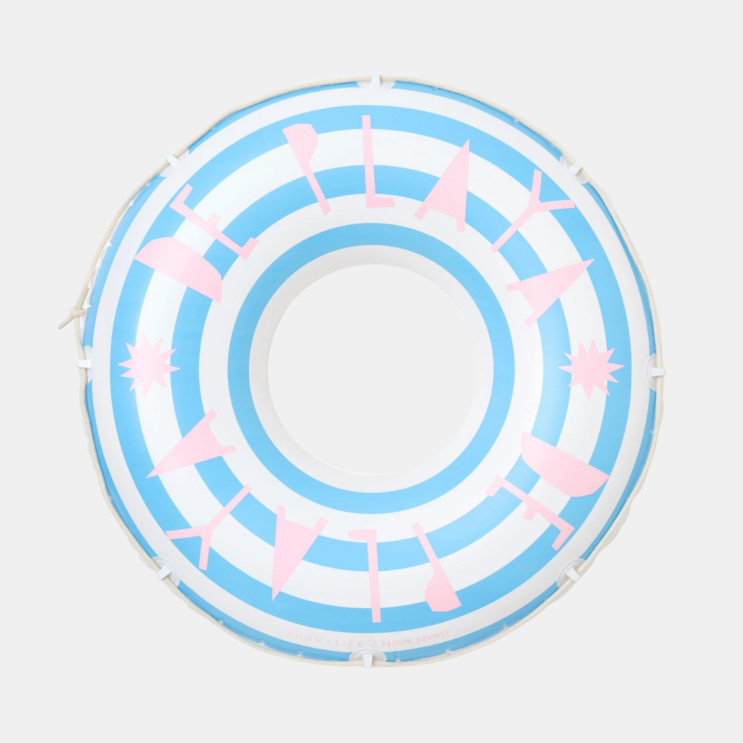 Sunnylife | Retro Pool Ring - De Playa Stripe | Shut the Front Door