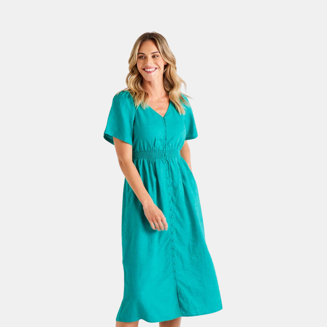 Betty Basics | Whitney Dress - Teal | Shut the Front Door