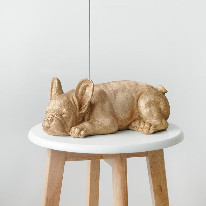 White Moose | Sleeping Frenchie GOLD | Shut the Front Door